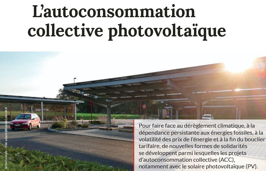 Facilities 2025 Autoconsommation collective photovoltaique
